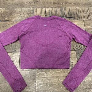 Lululemon Swifty Tech Cropped long sleeve 2.0